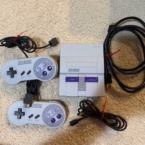 Super Nintendo SNES Classic Edition Mini Console Tested 2 Controllers
